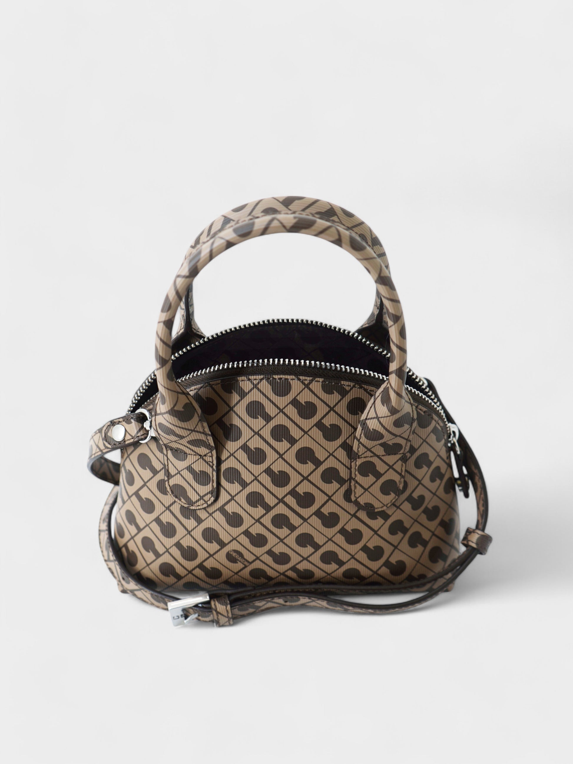 Mini Borsa a Mano in Moka