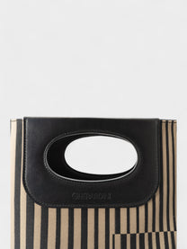 Flat Handbag in Jacquard Fabric