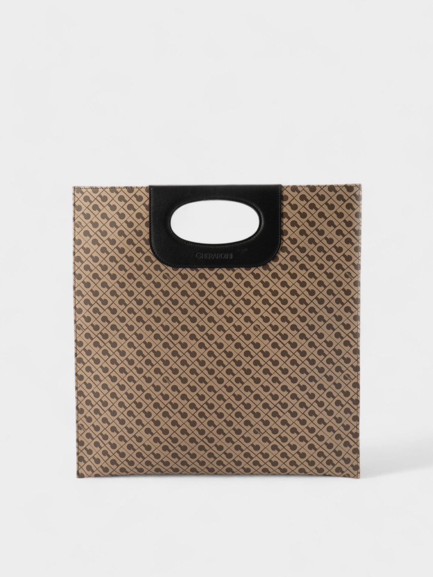 Flat Ribbed-textured Bag