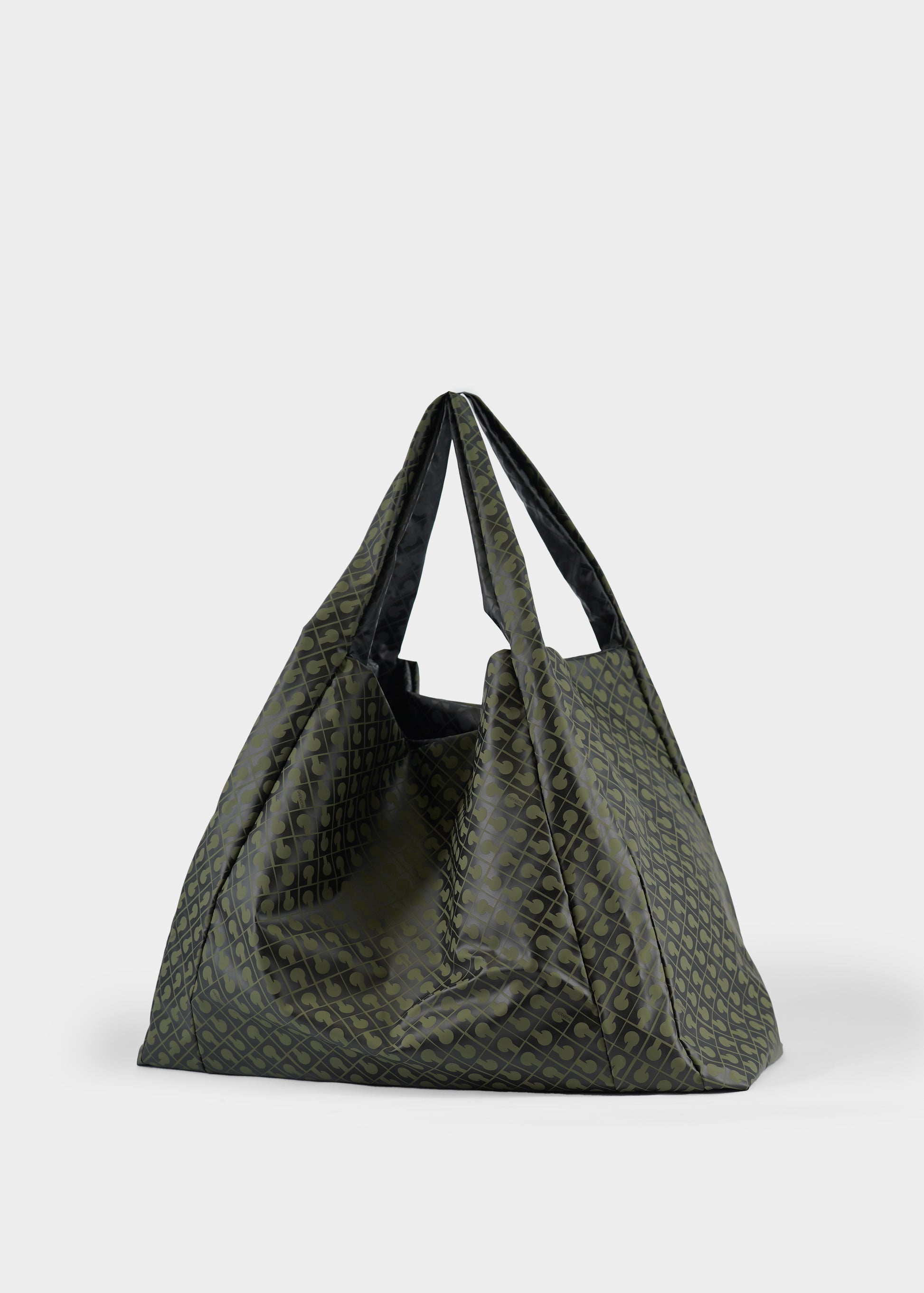 Borsa Reversibile Oversized in Forest