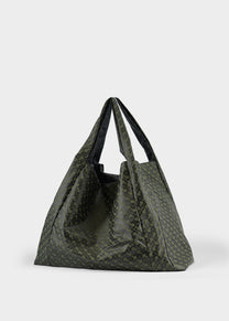 Borsa Reversibile Oversized in Forest