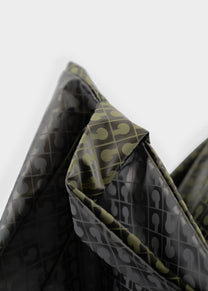 Borsa Reversibile Oversized in Forest