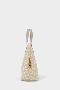 Bowling Bag in Softy Avorio