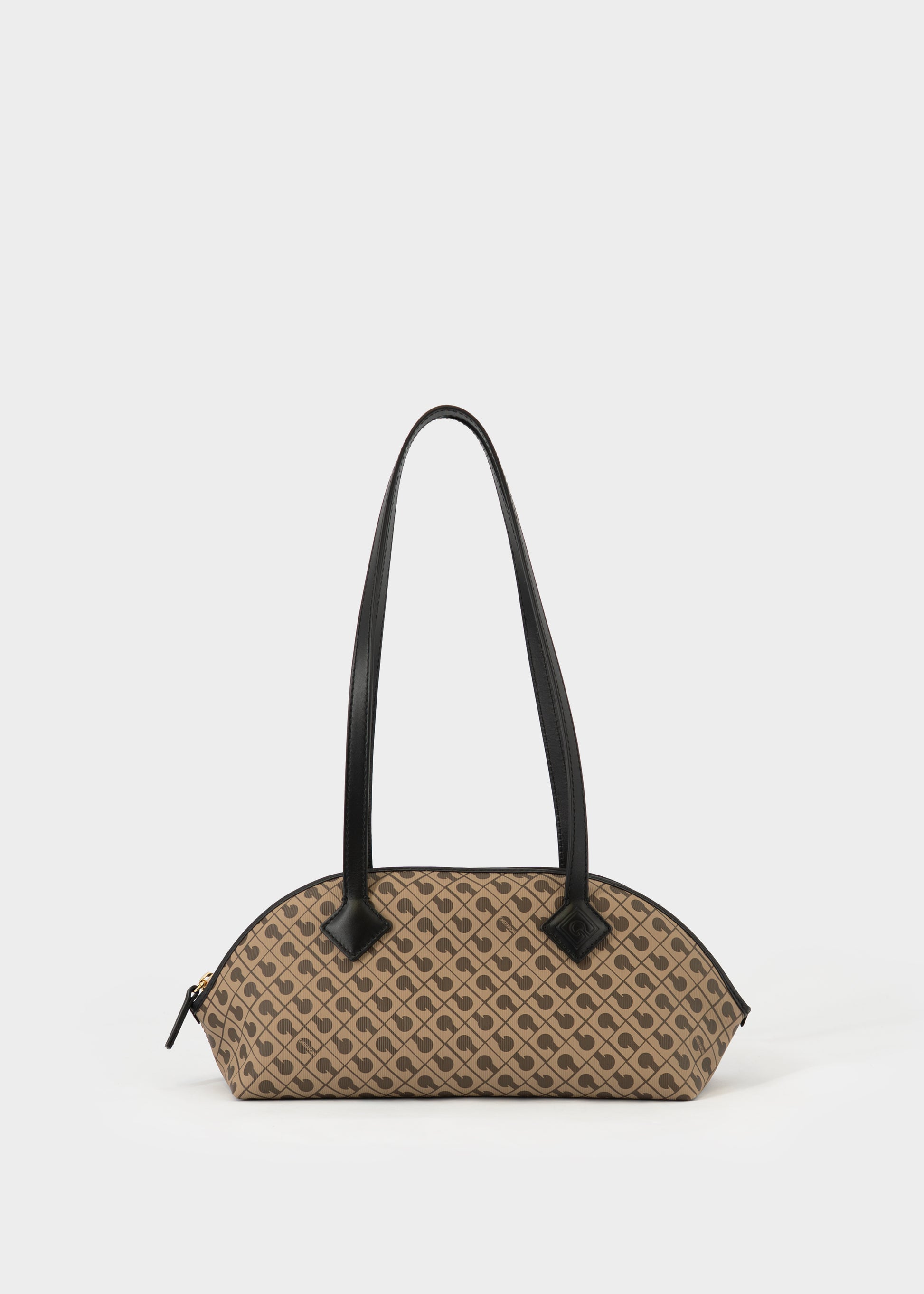 Borsa Baguette in Millerighe Moka