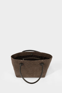 Shopper Grande in Suede Monogrammata