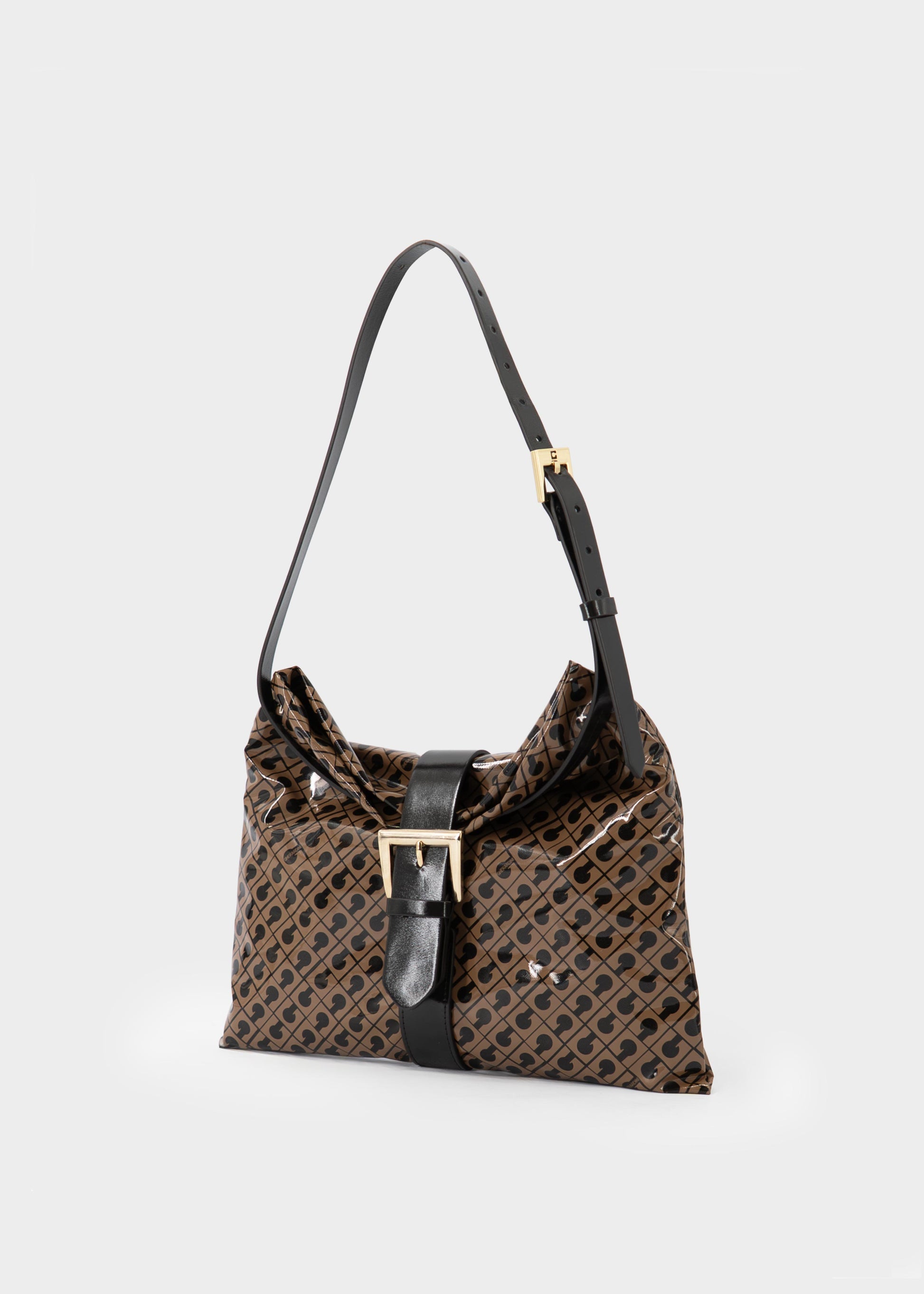 Borsa a Spalla in Softy Glossy Toffee