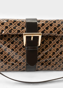 Borsa a Spalla in Softy Glossy Toffee