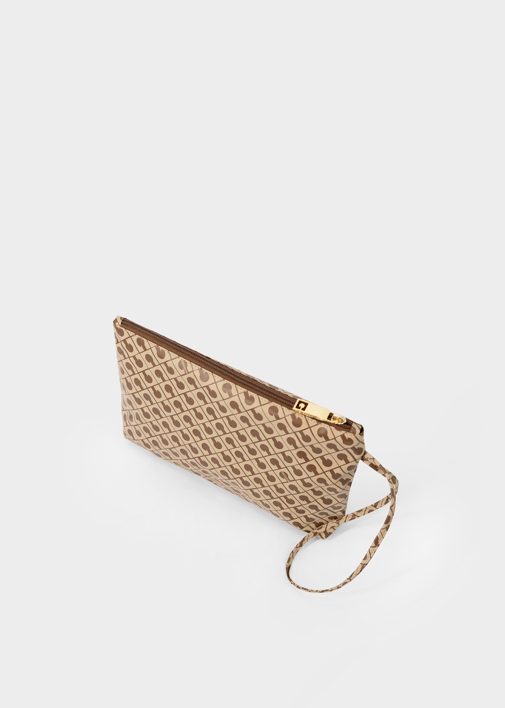 Large Zipper Pouch in Tabacco Burro