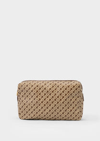 Beauty Pouch in Tabacco Burro