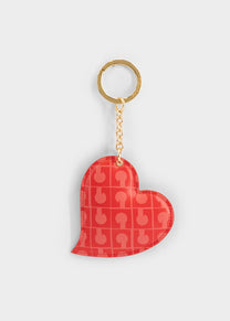 Portachiave Cuore in Corallo