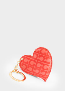 Portachiave Cuore in Corallo