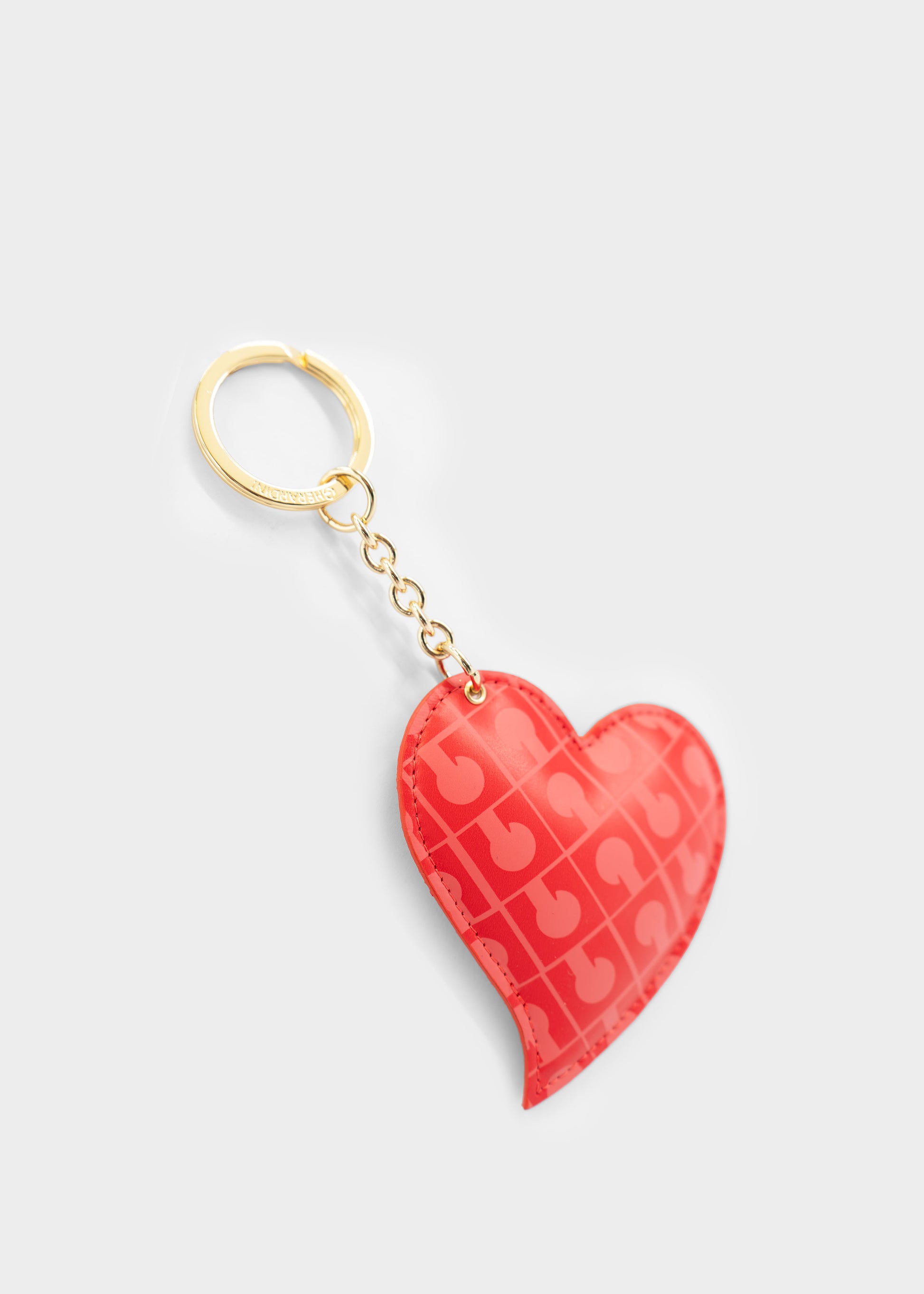 Portachiave Cuore in Corallo
