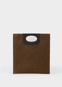 Piattina in Monogram Suede Toffee