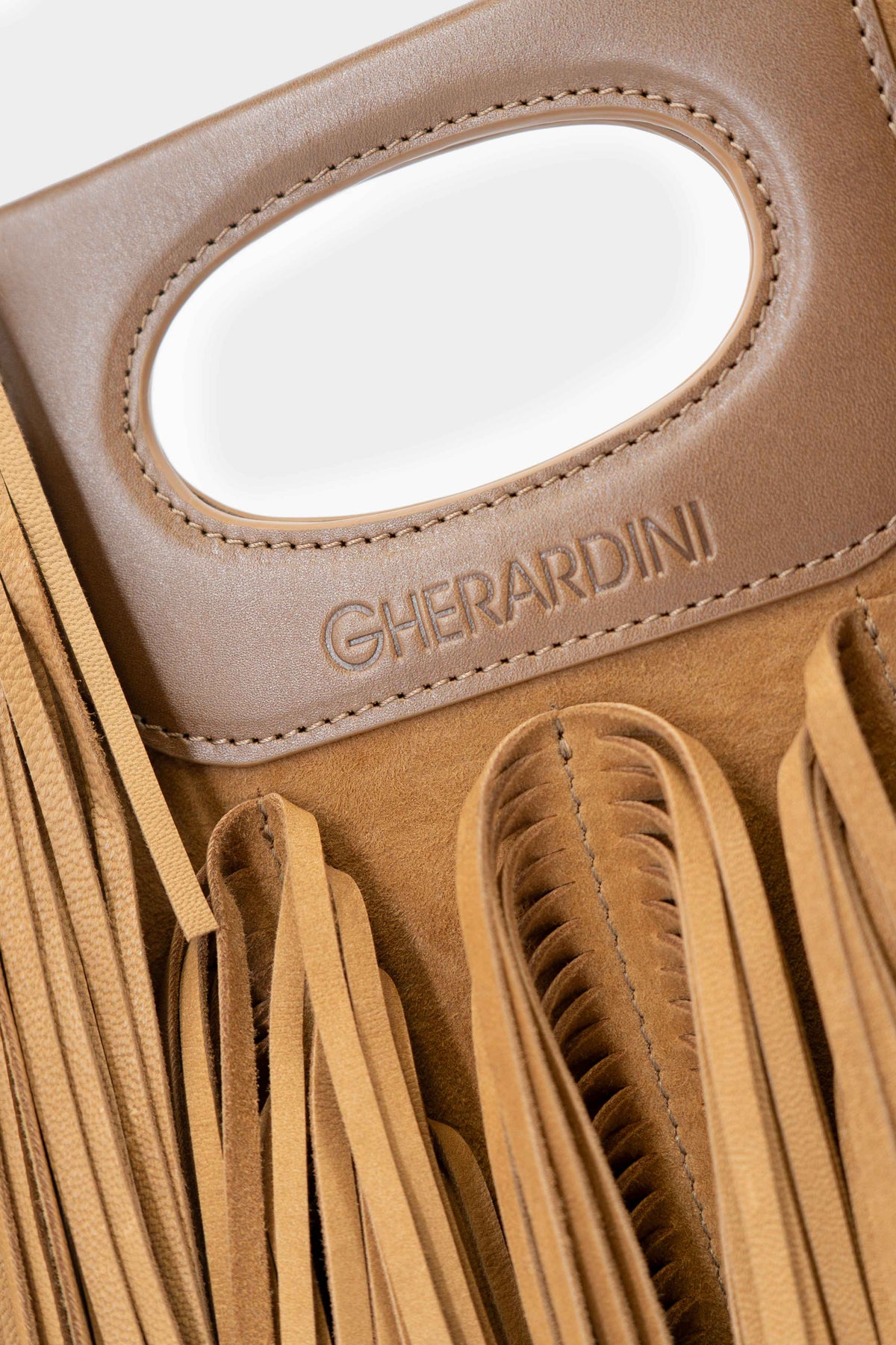 Piattina Mini Edizione Limitata in Suede con Frange