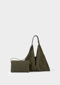Amazzonia in Camoscio Monogram Green