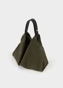 Amazzonia in Camoscio Monogram Green
