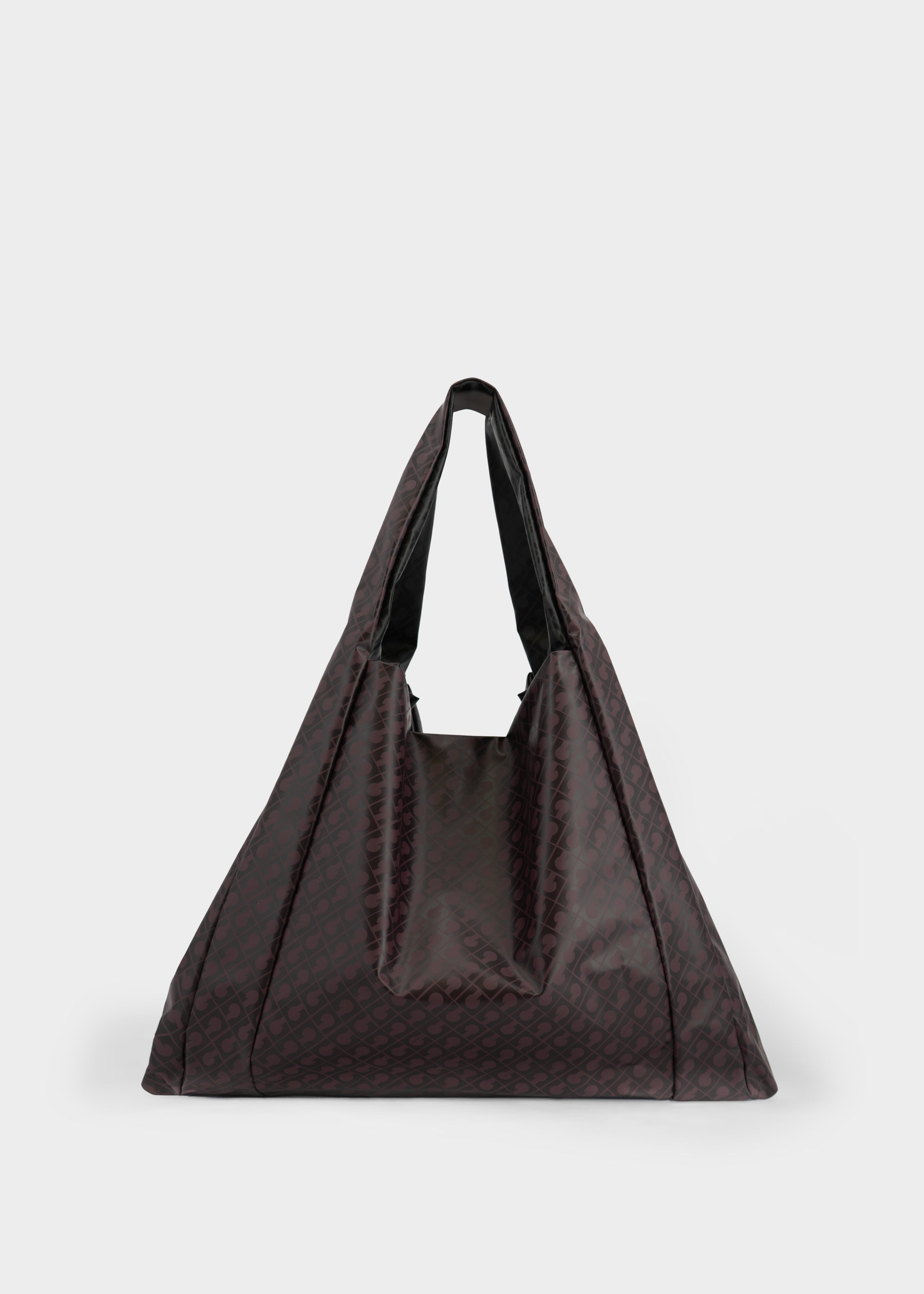 Borsa Reversibile Oversized in Bordeaux
