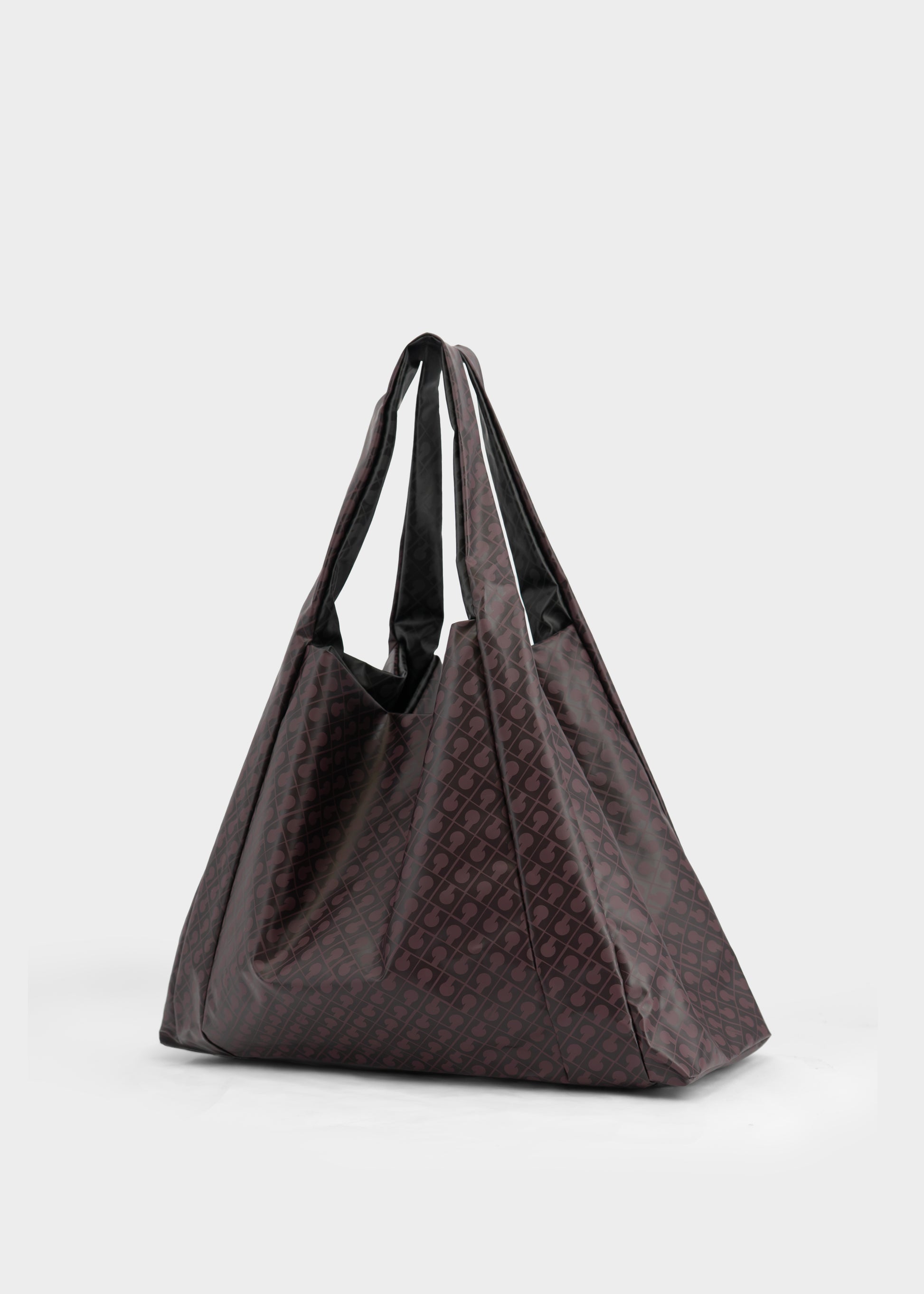 Borsa Reversibile Oversized in Bordeaux