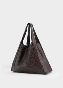 Borsa Reversibile Oversized in Bordeaux
