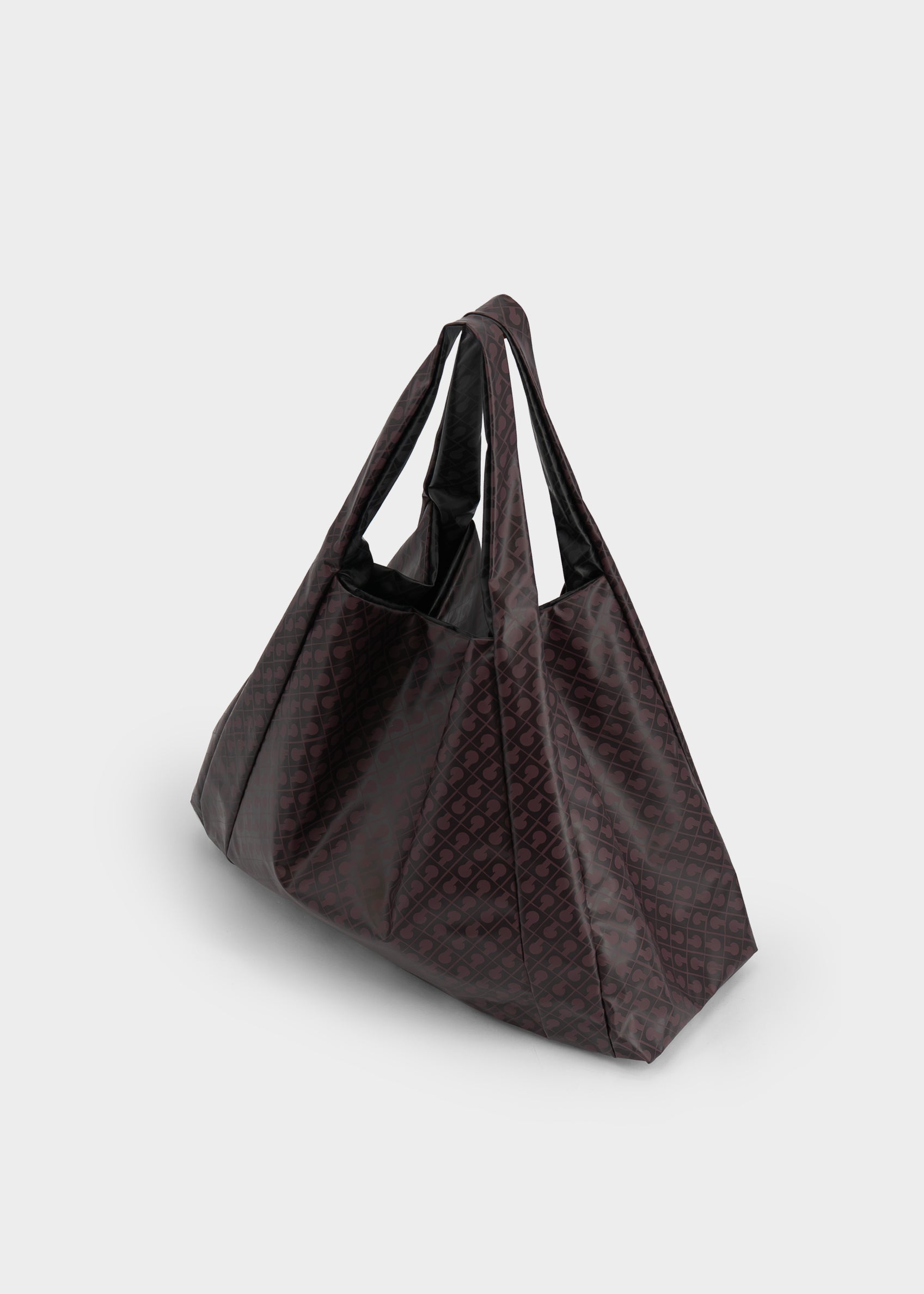 Borsa Reversibile Oversized in Bordeaux