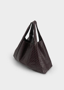 Borsa Reversibile Oversized in Bordeaux