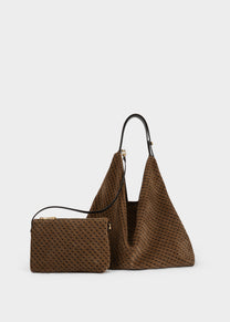 Amazzonia in Monogram Suede Toffee