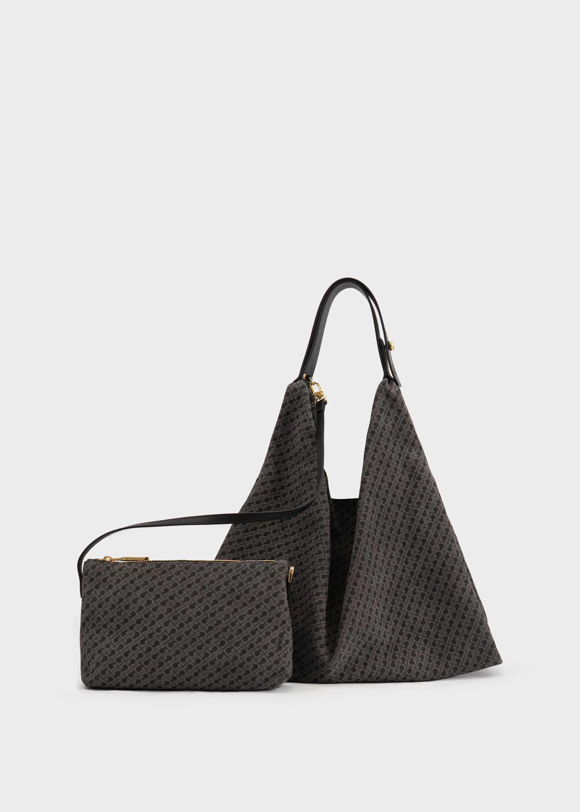 Amazzonia in Camoscio Monogram Grey