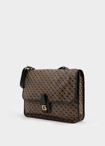Briefcase con Patta in Softy Toffee