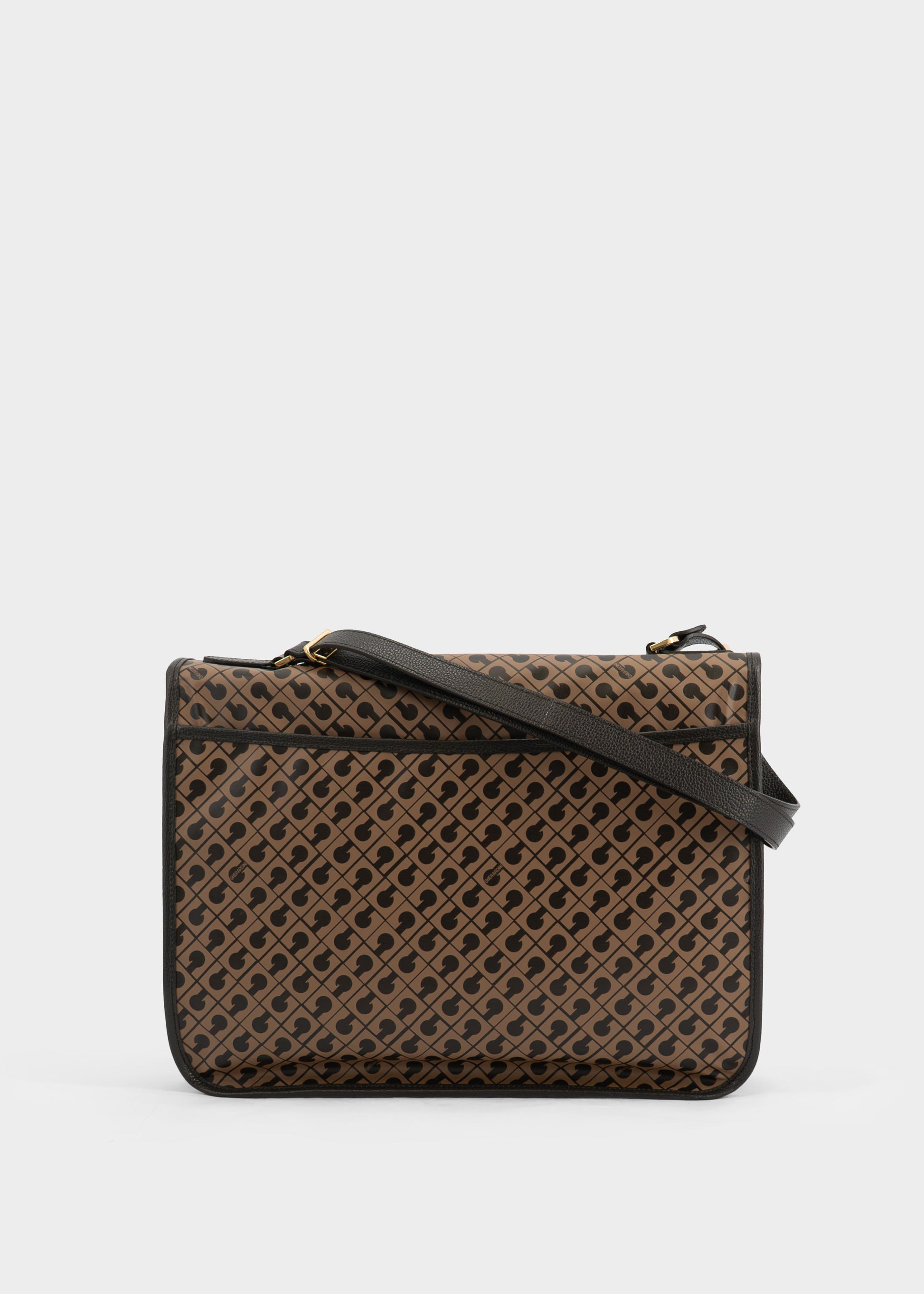 Briefcase con Patta in Softy Toffee