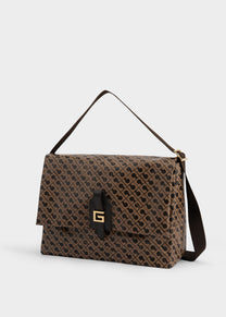 Borsa Grande Flap G Archivio in Softy Toffee