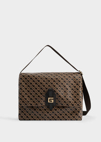 Borsa Grande Flap G Archivio in Softy Toffee