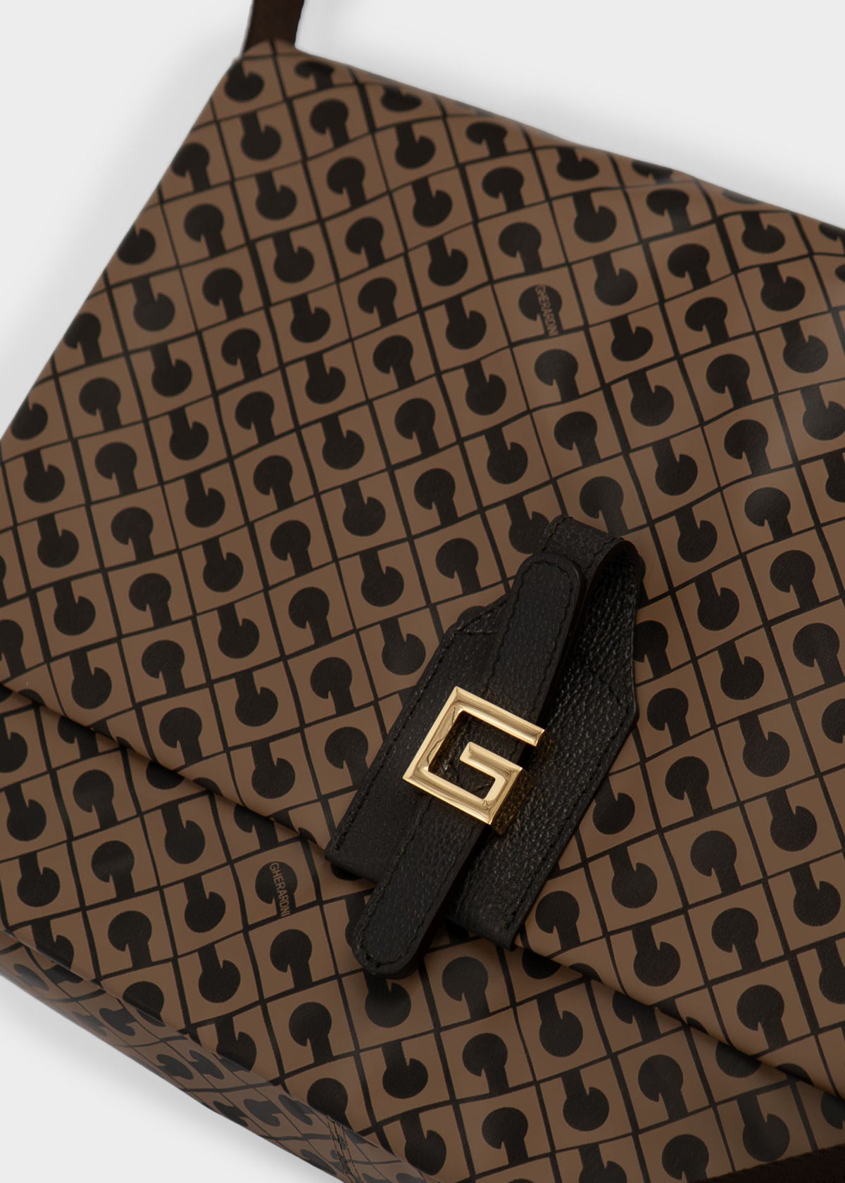 Borsa Grande Flap G Archivio in Softy Toffee