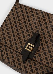 Borsa Grande Flap G Archivio in Softy Toffee