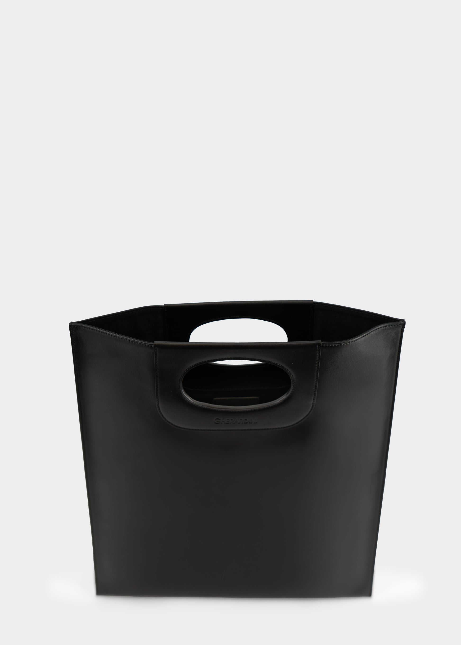 Piattina in Pelle Vitello Nero