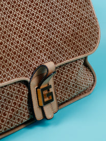 Monogram Suede Handbag