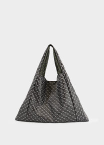 Borsa Oversized Reversibile in Softy Forest/Granite