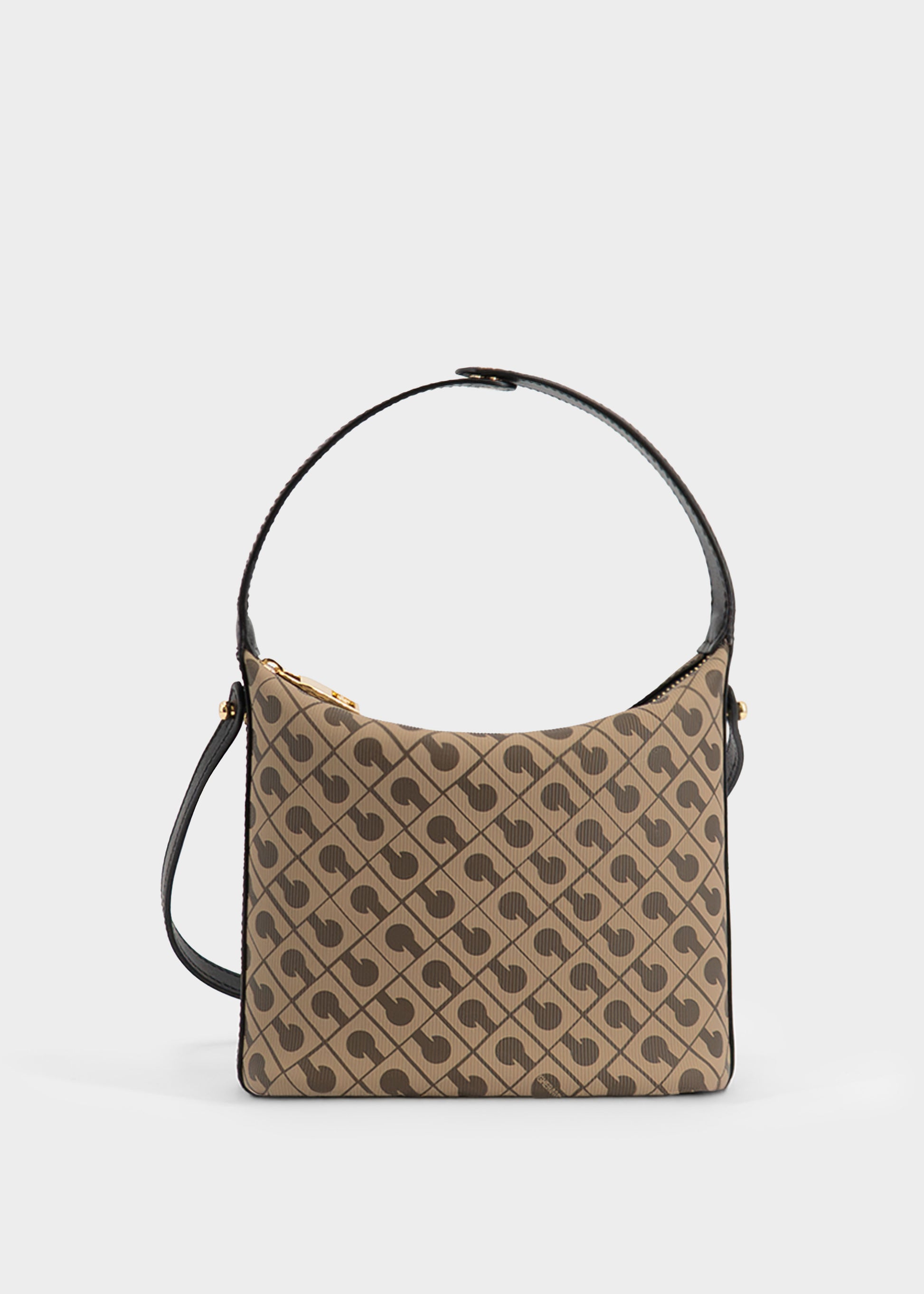 Mini Borsa a Mano in Millerighe Moka